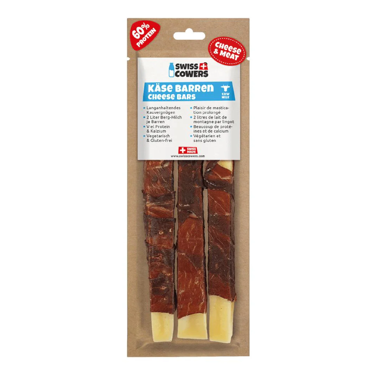 SWISSCOWERS CHEESE BARS BLACK ANGUS S - SER DLA PSA