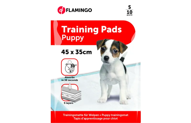 FLAMINGO TRAINING PAD PADY S 10PCS 45X35CM