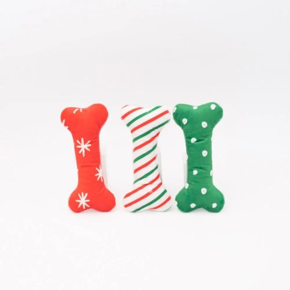 ZIPPYPAWS PLUSZOWE MINI KOSTKI – UROCZE, PISZCZĄCE ZABAWKI DLA PSA