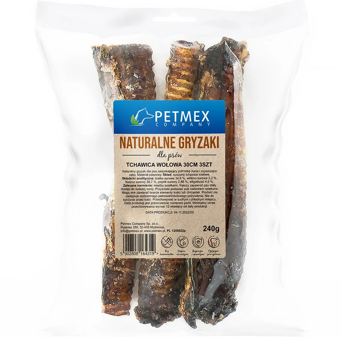 PETMEX TCHAWICA WOŁOWA 30CM 3SZT