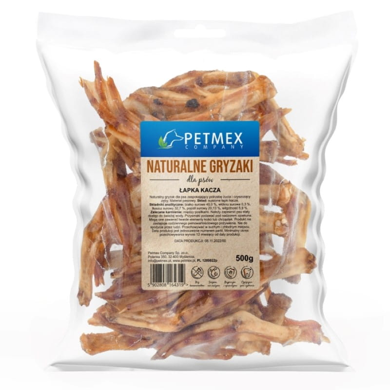 PETMEX ŁAPKI KACZE 500G
