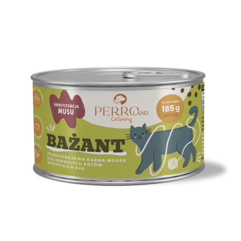 PERRO CATERING KARMA DLA KOTÓW BAŻANT 185G