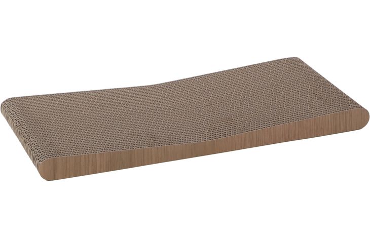 FLAMINGO SCRATCHING CARDBOARD AKWA BROWN 59.5X26X4CM