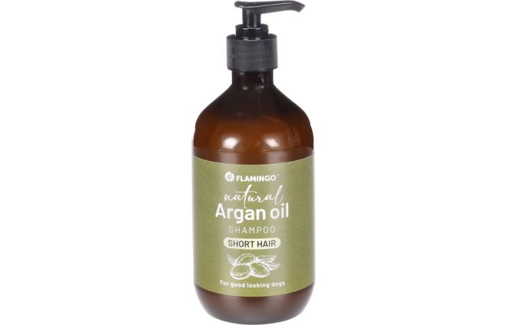 FLAMINGO SHAMPOO NATURAL ARGAN OIL SHORT-HAIRED BREEDS 500 ML