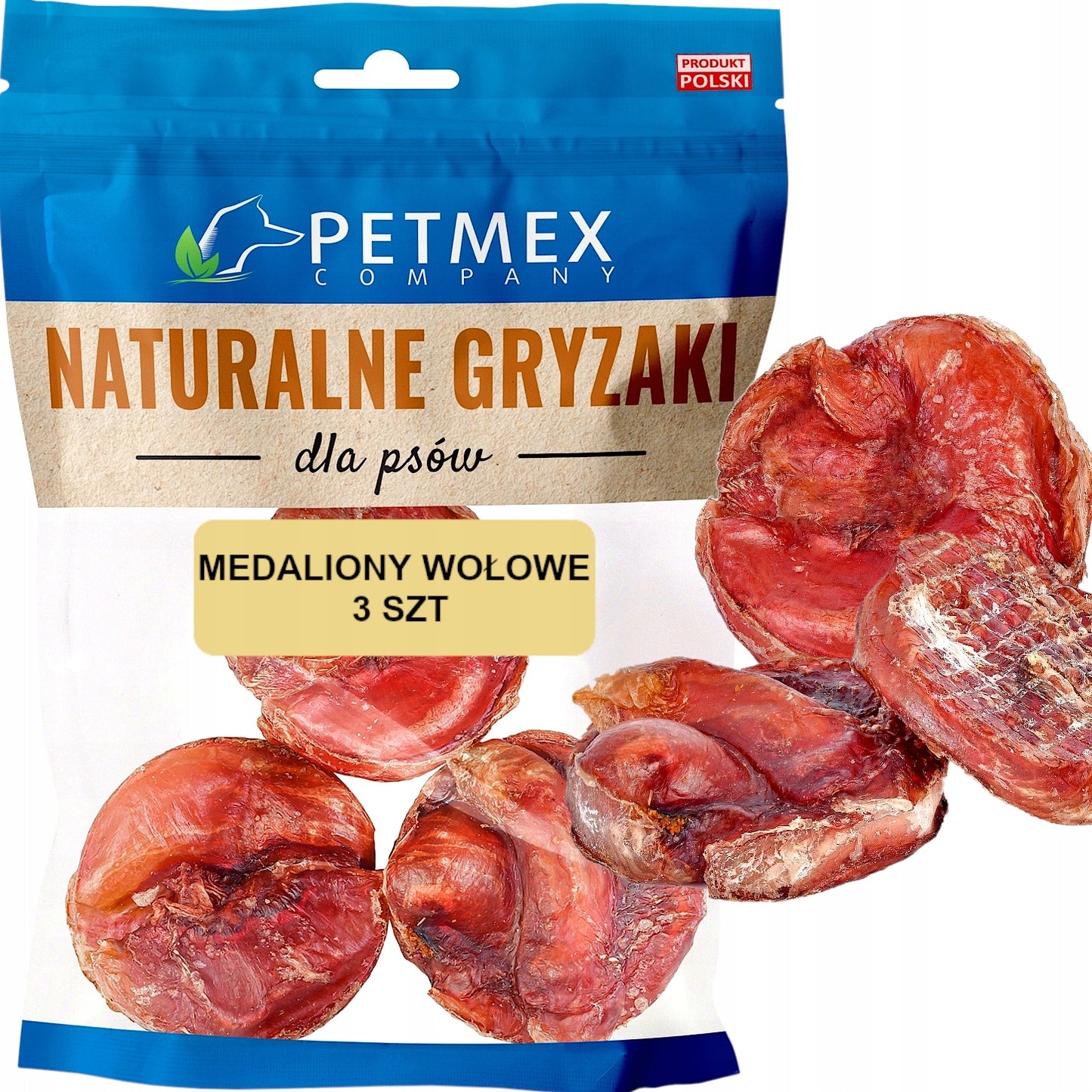PETMEX MEDALION WOŁOWY 3 SZT