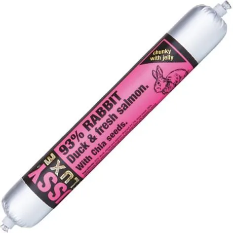 MEATLOVE MOKRA KARMA DLA KOTA PUSSY DELUXE RABBIT, DUCK AND FRESH SALMON 100G