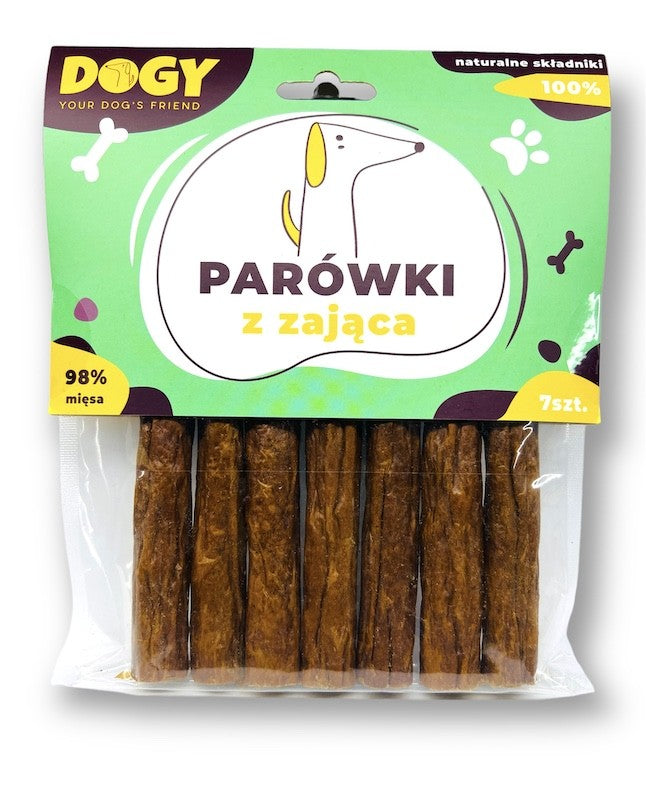 DOGY PARÓWKI Z ZAJĄCA 7SZT