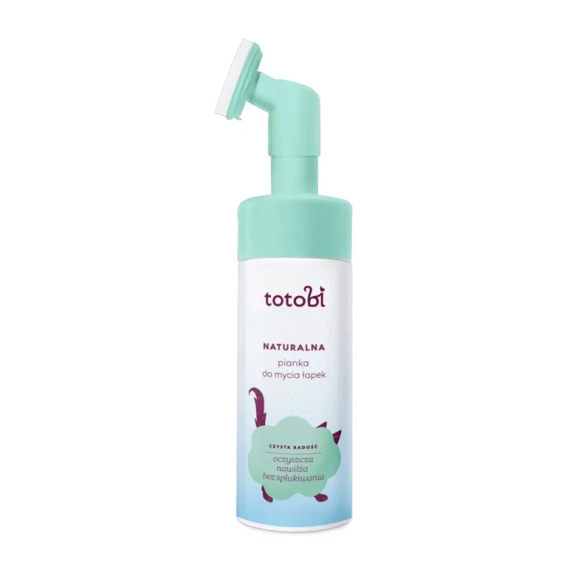 TOTOBI NATURALNA PIANKA MYJĄCA Z SILIKONOWĄ SZCZOTECZKĄ 200 ML