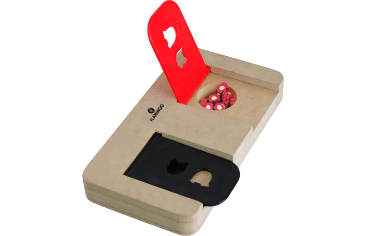 FLAMINGO WOODEN BRAIN TRAIN RIDDLE 22X12CM