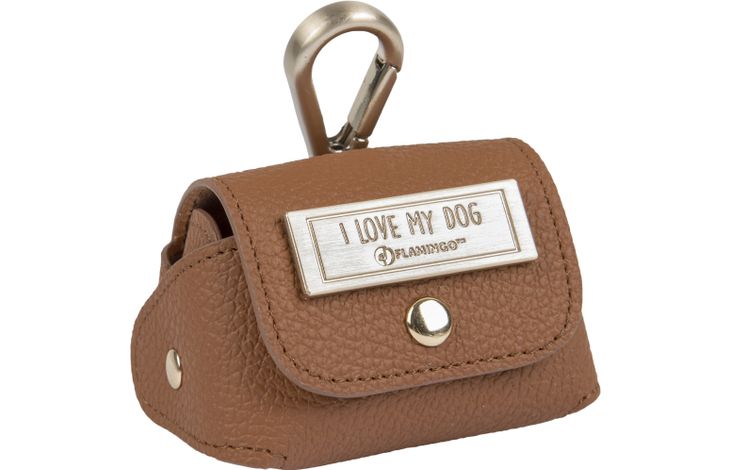 FLAMINGO POO BAG HOLDER QUINT BROWN 8,5X6X5,5CM
