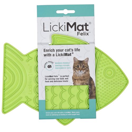 LICKIMAT CLASSIC FELIX CAT ZIELONA