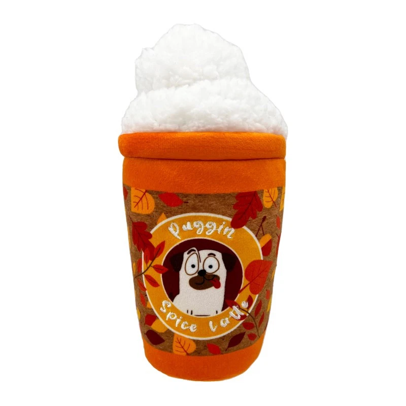 HUXLEY & KENT LULUBELLES POWER PLUSH PUGGIN SPICE LATTE LARGE