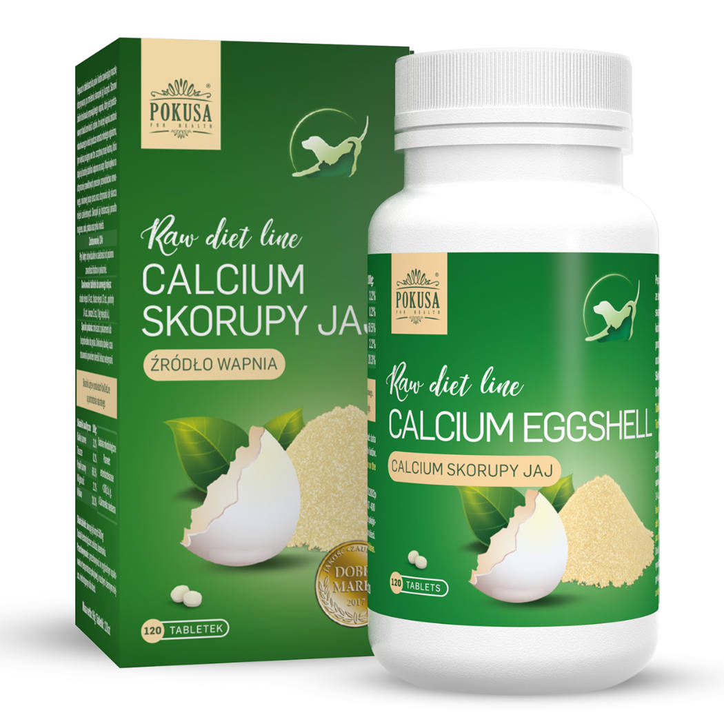 POKUSA RAW DIET LINE CALCIUM EGGSHELL 120 TABLETS