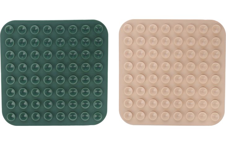 FLAMINGO LICK PAD VAMI ASSORTMENT GREEN/BEIGE 18X18CM