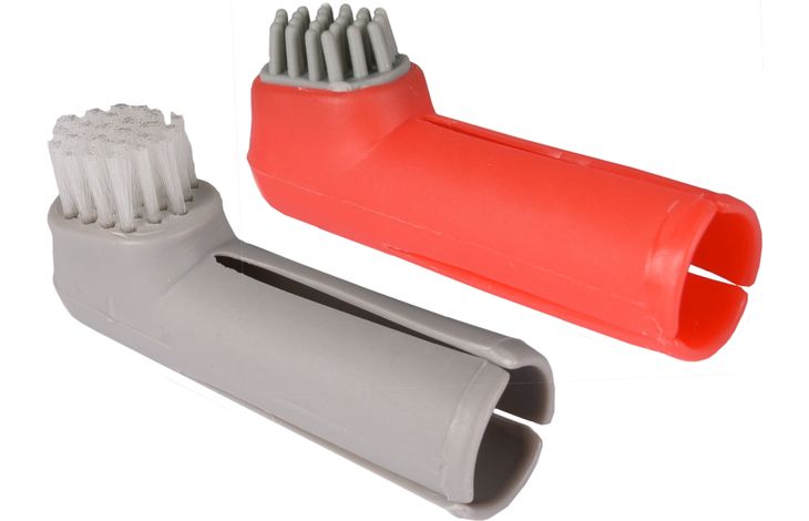 FLAMINGO FINGER TOOTHBRUSH SET DENTES 1,7X2,5X6CM