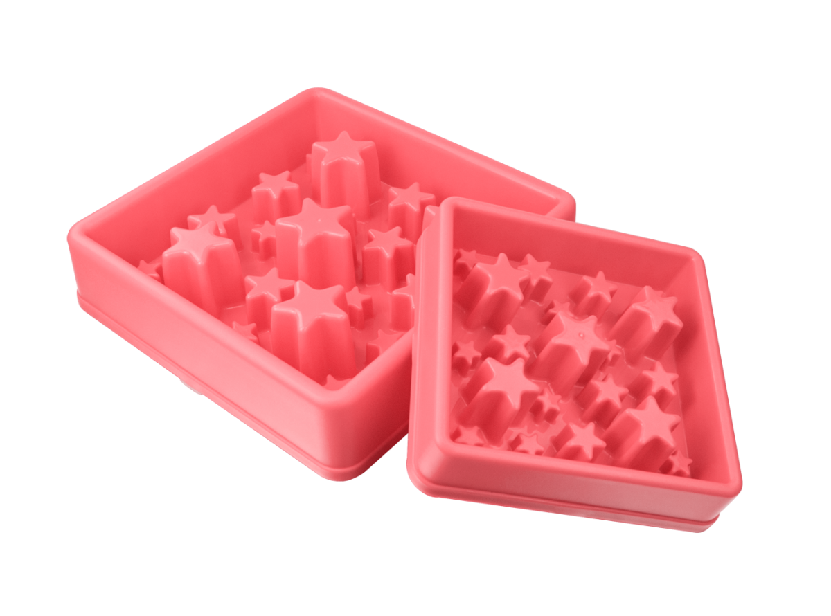 EAT SLOW LIVE LONGER STAR PINK XS