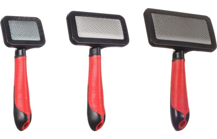 FLAMINGO SLICKER BRUSH SOFT + HANDLE PREMIUM L