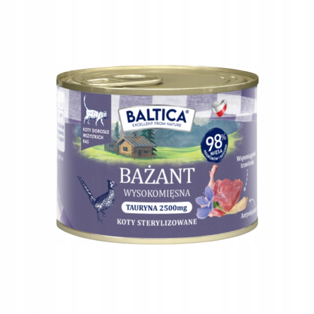 BALTICA MOKRA KARMA DLA KOTA BAŻANT 185G