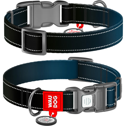 WAUDOG NYLON MONO OBROŻA PLASTIKOWY FASTEX S 15MM CZARNY