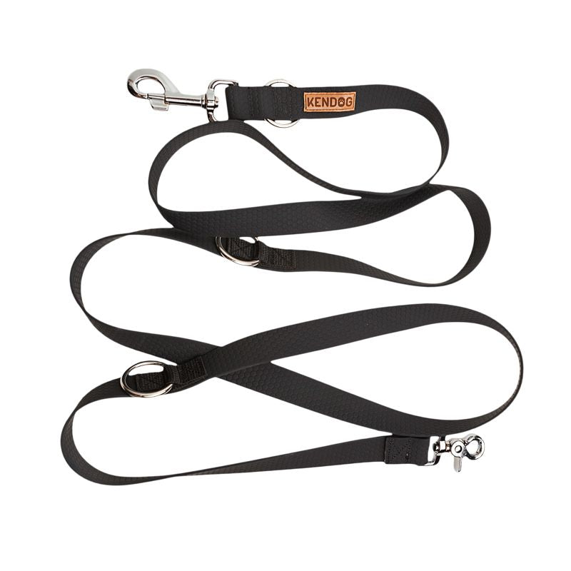 KENDOG SMYCZ PRZEPINANA PVC BLACK 200CM