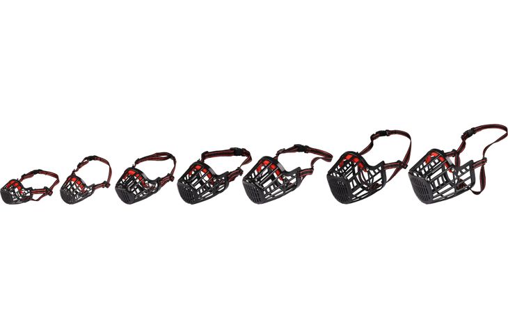 FLAMINGO MUZZLE SILAS BLACK XXL 15,5CM