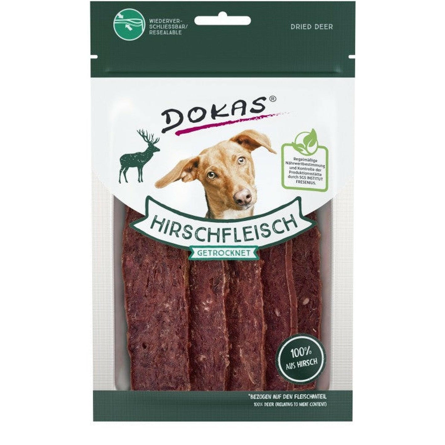 DOKAS HIRSCHFLEISCH GETROCKNET 60G