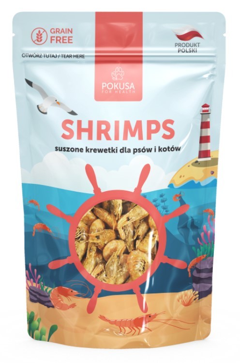 POKUSA PRZYSMAKI SHRIMPS SUSZONE KREWETKI 40G