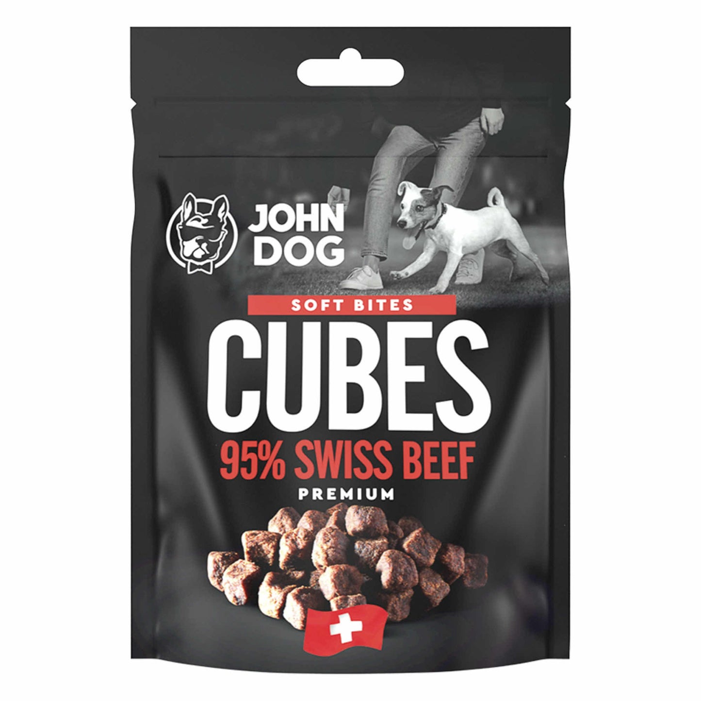 JOHN DOG PRZYSMAKI DLA PSA KORECZKI SOFT WOŁOWINA SZWAJCARSKA 120 G