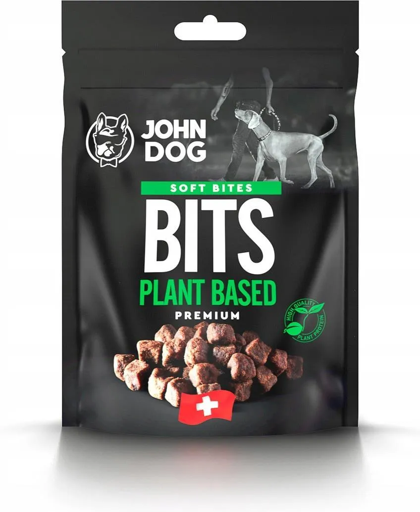 JOHN DOG SOFT BITES BITS PLANT BASE 100G