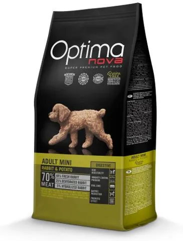 OPTIMANOVA DIGESTIVE SUCHA KARMA DLA PSA RABBIT & POTATO S 8KG