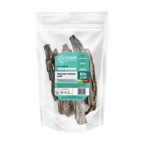 MEATSTUFF GRYZAK DLA PSA WĄTROBA WOŁOWA 100 G