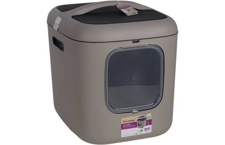 FLAMINGO CAT TOILET ROMY TAUPE 61,5X 50X57,5CM