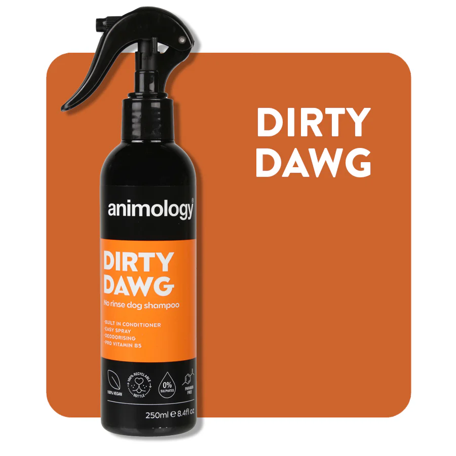 ANIMOLOGY DIRTY DAWG NO RINSE SHAMPOO - SUCHY SZAMPON DLA PSÓW