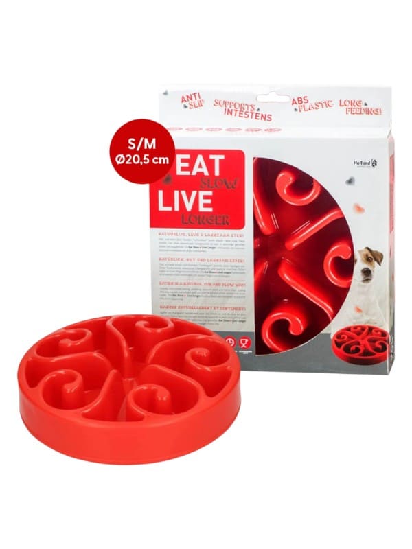 EAT SLOW LIVE LONGER ORIGINAL RED S