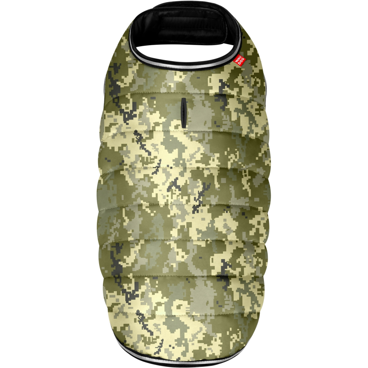WAUDOG CLOTHES KURTKA PELERYNA DLA PSA, WZÓR MILITARY, S B 41-51 СM, С 25-35 СM