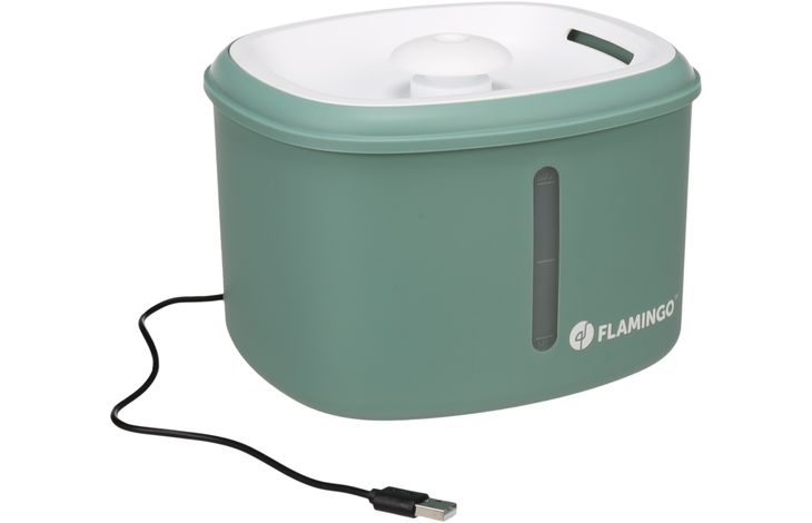 FLAMINGO DRINKING FOUNTAIN FINTO GREEN 2,5L