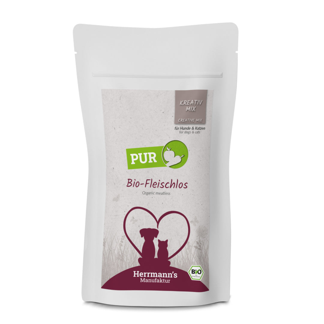 HERRMANNS MANUFAKTUR KREATIV MIX MOKRA KARM PIES MOKRA KARM KOT BIO FLEISCHLOS 150G