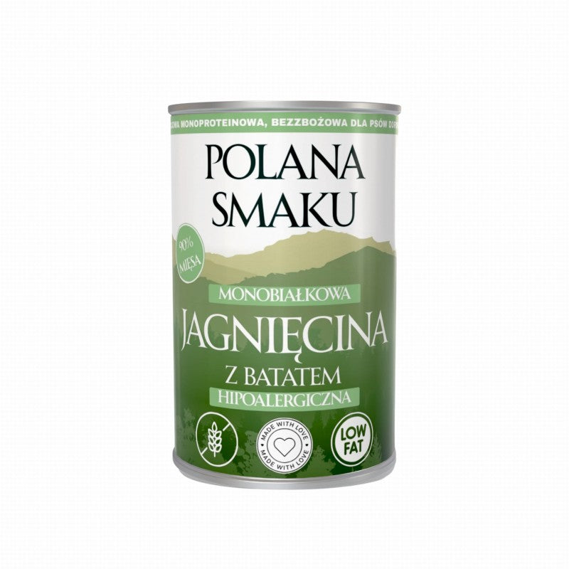 POLANA SMAKU MOKRA KARMA PIES JAGNIĘCINA Z BATATEM 400G