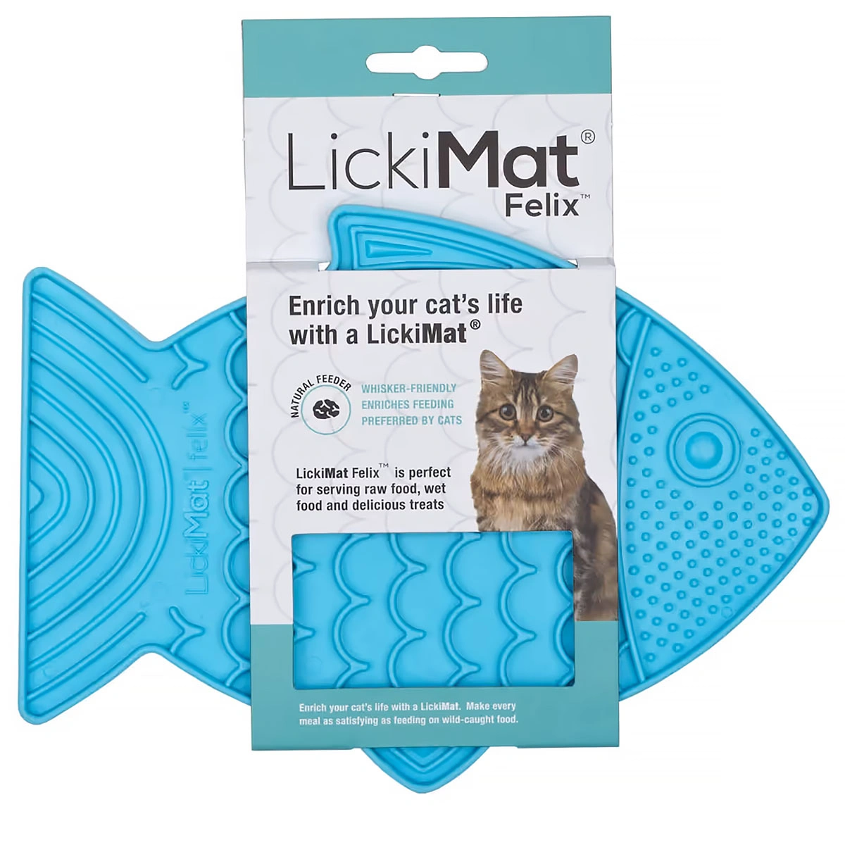 LICKIMAT CLASSIC FELIX CAT TURKUSOWA