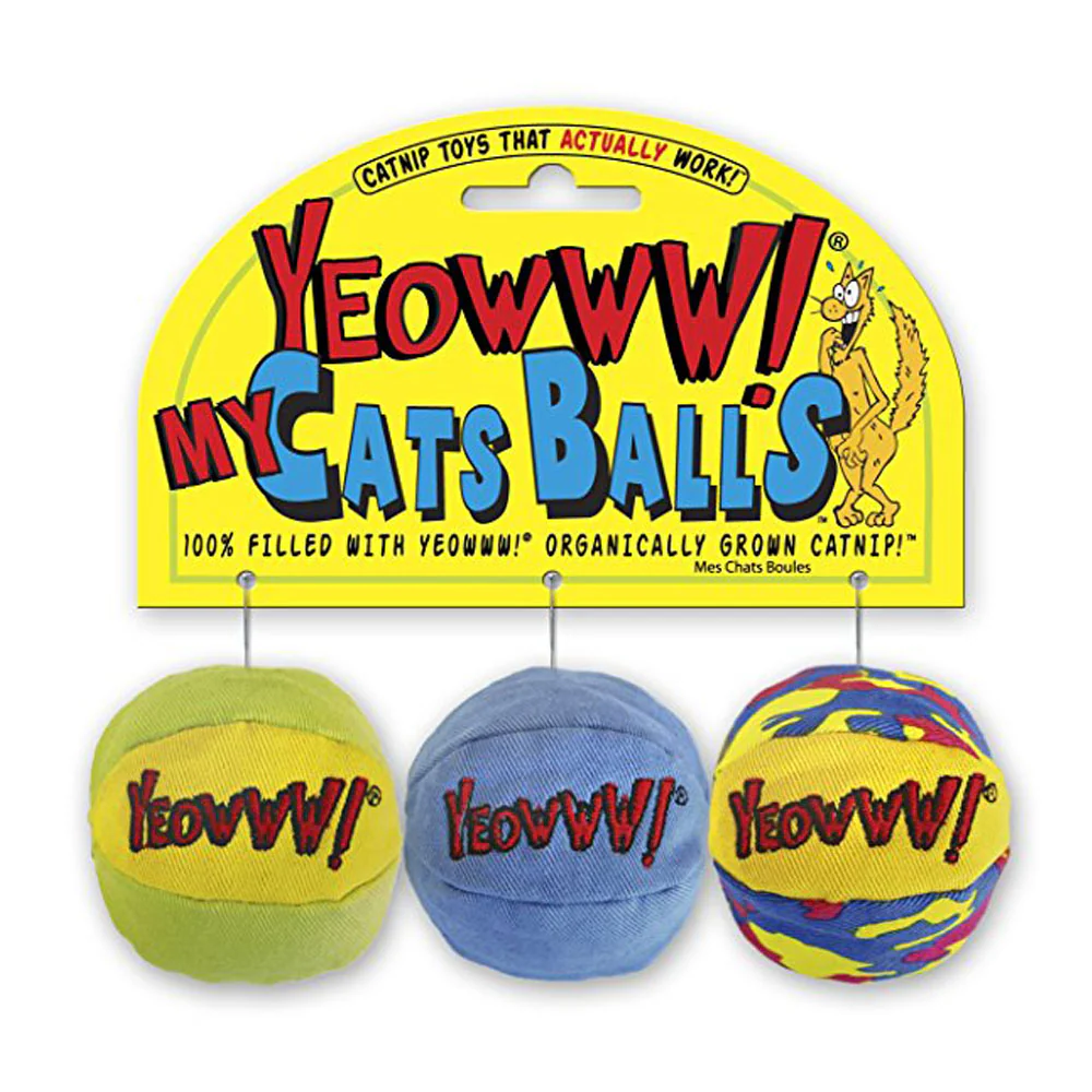 YEOWWW MY CATS BALLS (3 ST)