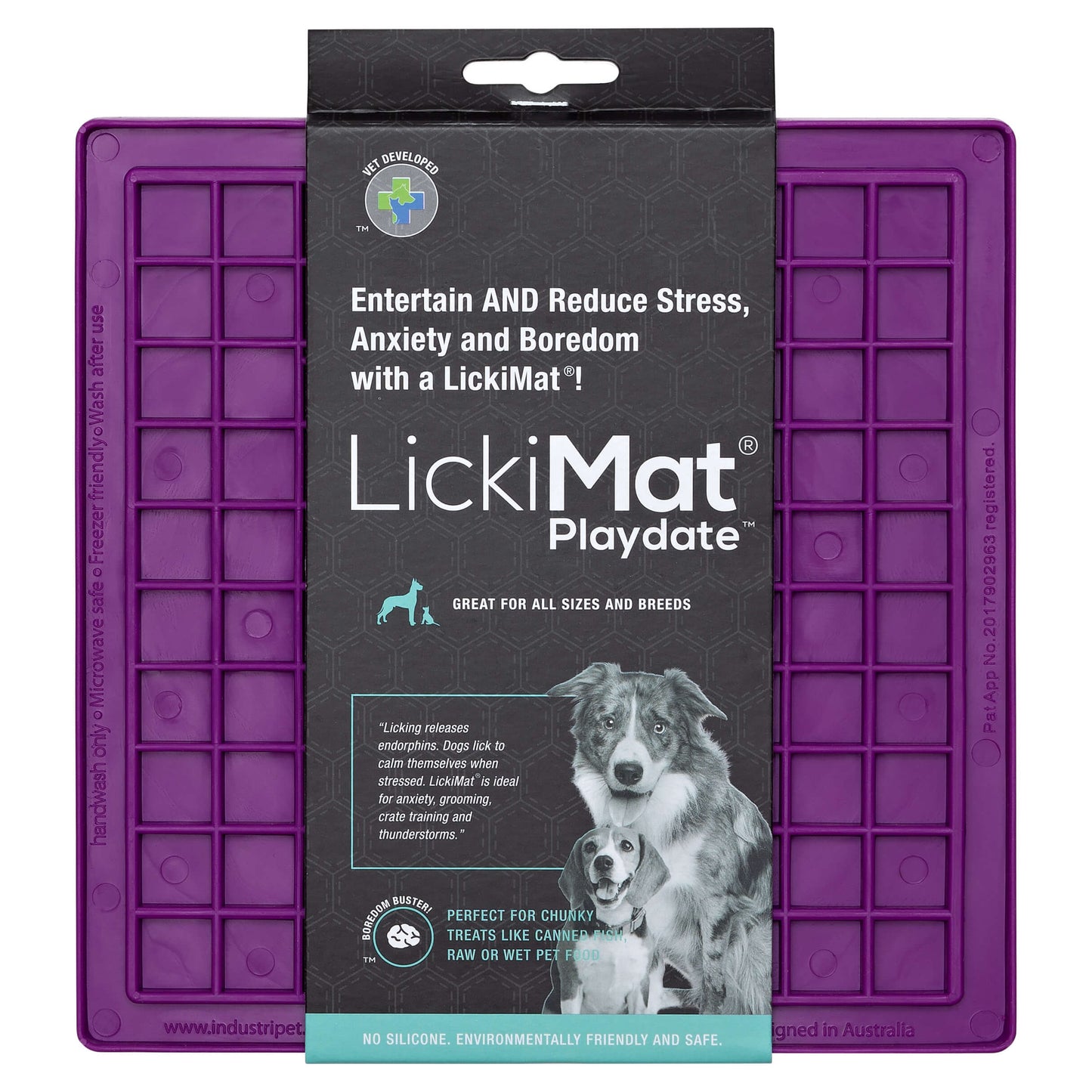 LICKIMAT PLAYDATE FIOLETOWA - MATA DO LIZANIA