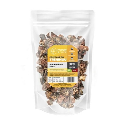 MEATSTUFF GRYZAK DLA PSA PŁUCA WOŁOWE W KOSTCE 100G