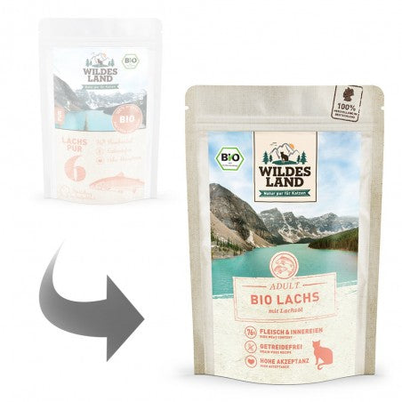 WILDES LAND MOKRA KARMA DLA KOTA BIO LACHS 85G