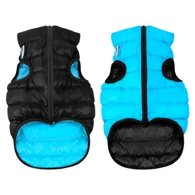 AIRYVEST KURTKA DWUSTRONNA L 65 CZARNO - NIEBIESKI
