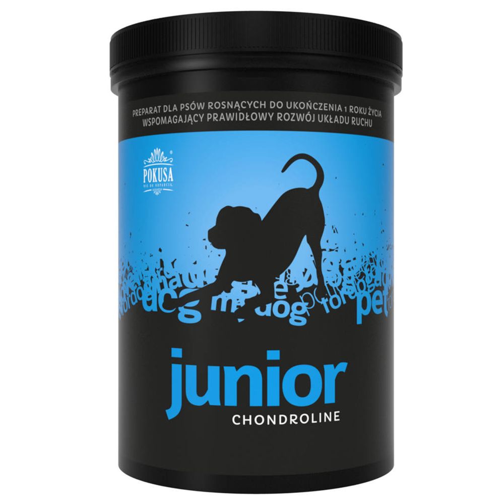 POKUSA CHONDROLINE JUNIOR 350G - PREPARAT WSPOMAGAJĄCY ROZWÓJ UKŁADU KOSTNO-STAWOWEGO