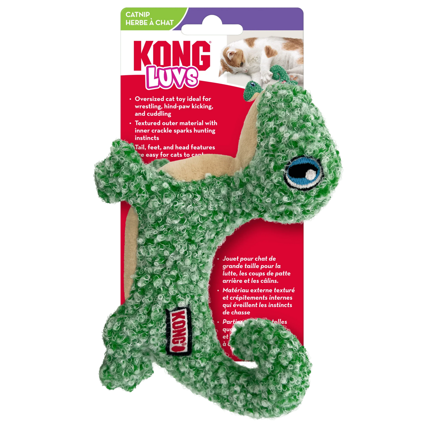 KONG CAT LUVS LIZARD