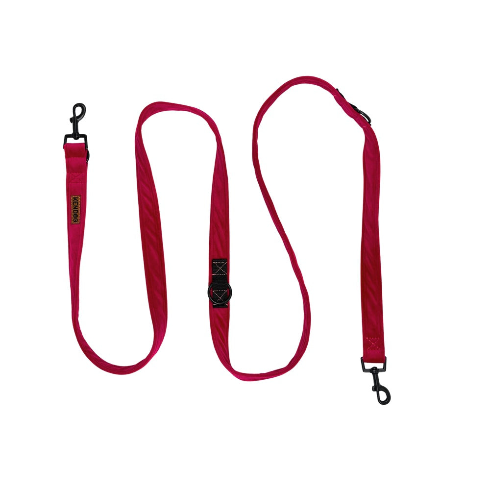 KENDOG SMYCZ PRZEPINANA VELVET FUCHSIA 300CM