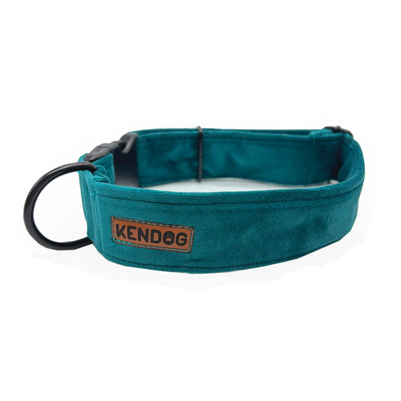 KENDOG OBROŻA DLA PSA VELVET TURKUS 2,5 CM S