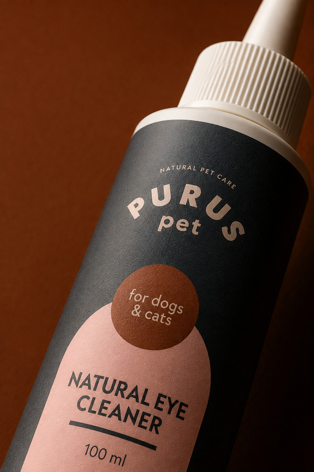 PURUS PET PŁYN DO CZYSZCZENIA OCZU DLA PSÓW I KOTÓW – DELIKATNA PIELĘGNACJA OCZU 100 ML
