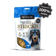 DR MALOU SNACKS LIOFILIZOWANY PRZYSMAK DLA PSA TUŃCZYK 50G